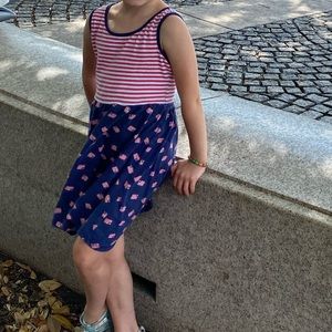 USA patriotic 🇺🇸 America sleeveless dress jumping beans size 5